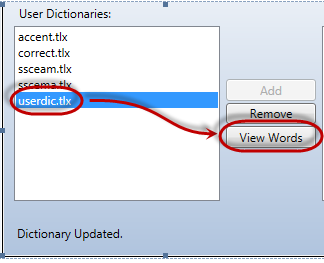 Remove a Misspelled Word from Your Dictionary 